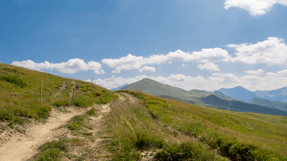 understanding-knee-arthroscopy-meridian-patients A hiking trail winding through the Idaho foothills, representing an active lifestyle after knee recovery